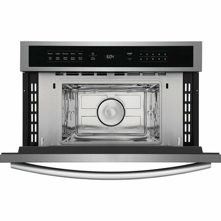 ALMO Frigidaire Gallery 30-in. Single Built-In Stainless Steel Microwave Oven with Drop-Down Door GMBD3068AF